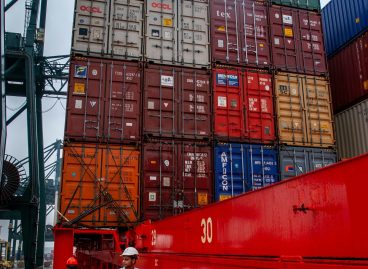 Maritime Logistics Loading Supplies on a Ship Fre Maritime Logistics Loading Supplies on a Ship Fre